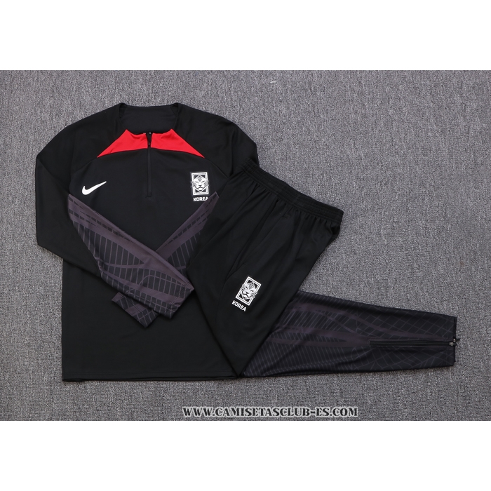 Chandal de Sudadera del Corea del Sur 22-23 Negro